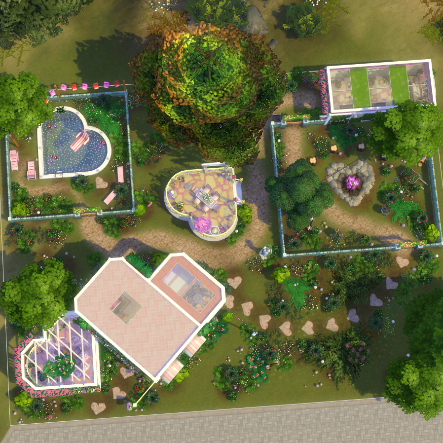 hi11aryyyy's tweet photo. Heart Themed Lot is complete 💕
tons of clutter and PINK obviously 💖
#sims4 #ShowUsYourBuilds https://t.co/aLFq5kKYlb