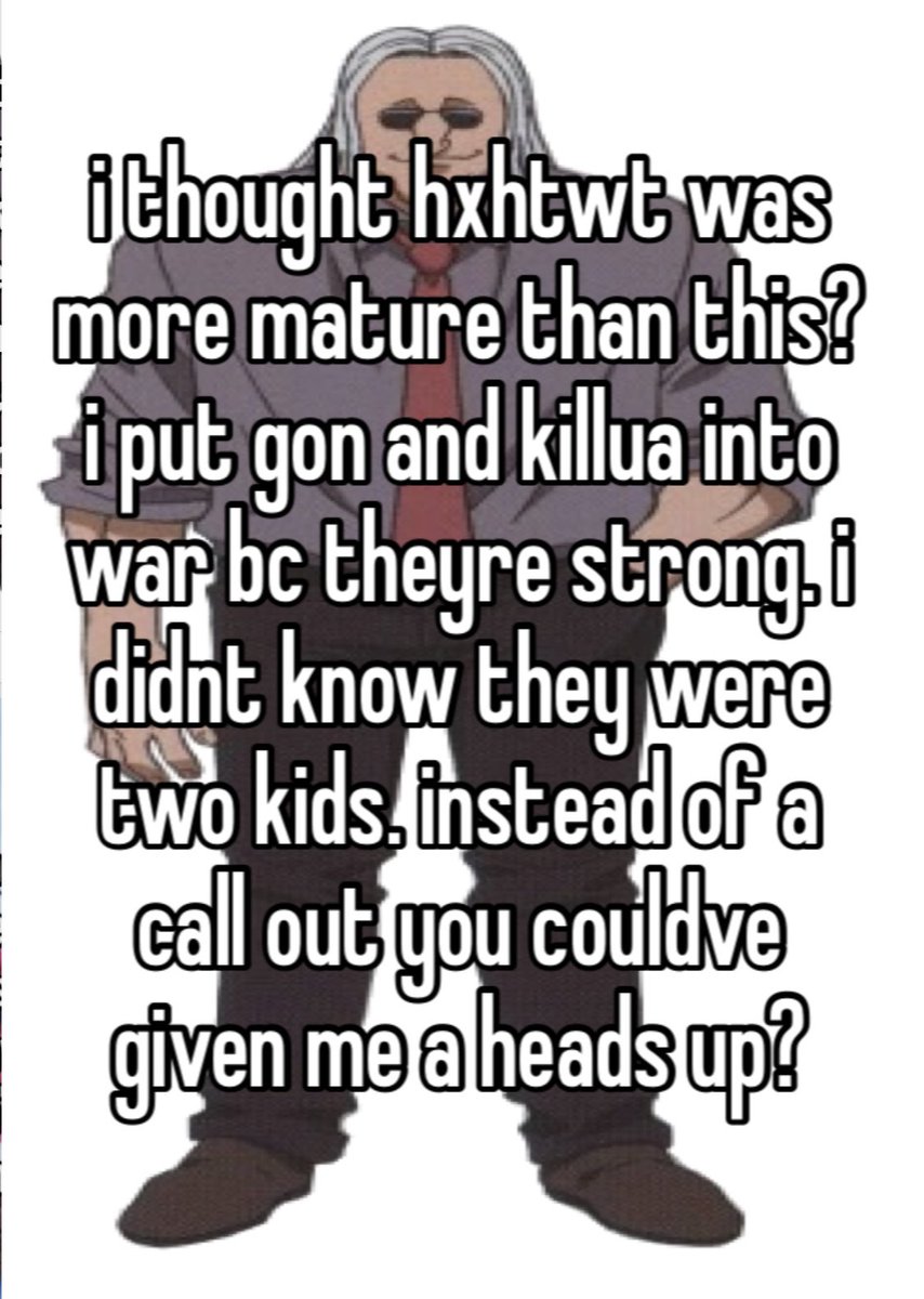 hxh whispers (@hunterxwhispers) on Twitter photo 