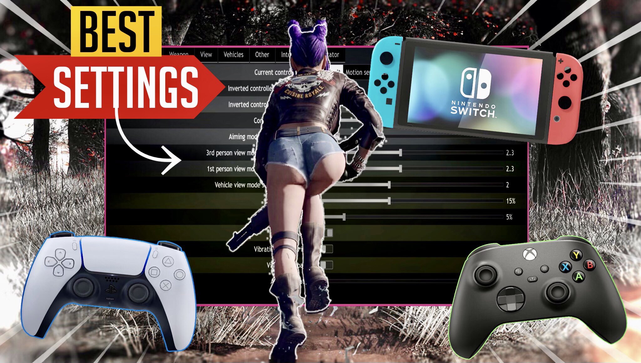 Fortnite Battle Royale: Xbox Controller Layout - , The