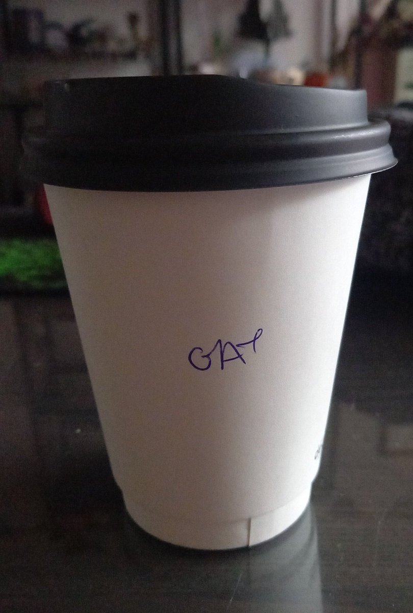 Took me waaay to long to realise this says OAT and not GAY. 🤦‍♀️🏳️‍🌈