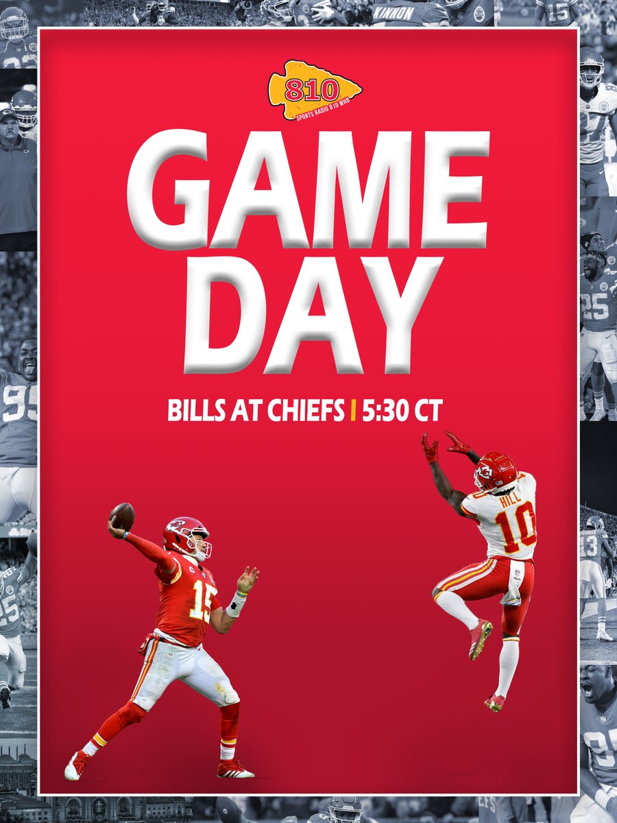 SportsRadio810's tweet image. Rise and shine, #ChiefsKingdom! It's GAME DAY!!! 🏈🙌