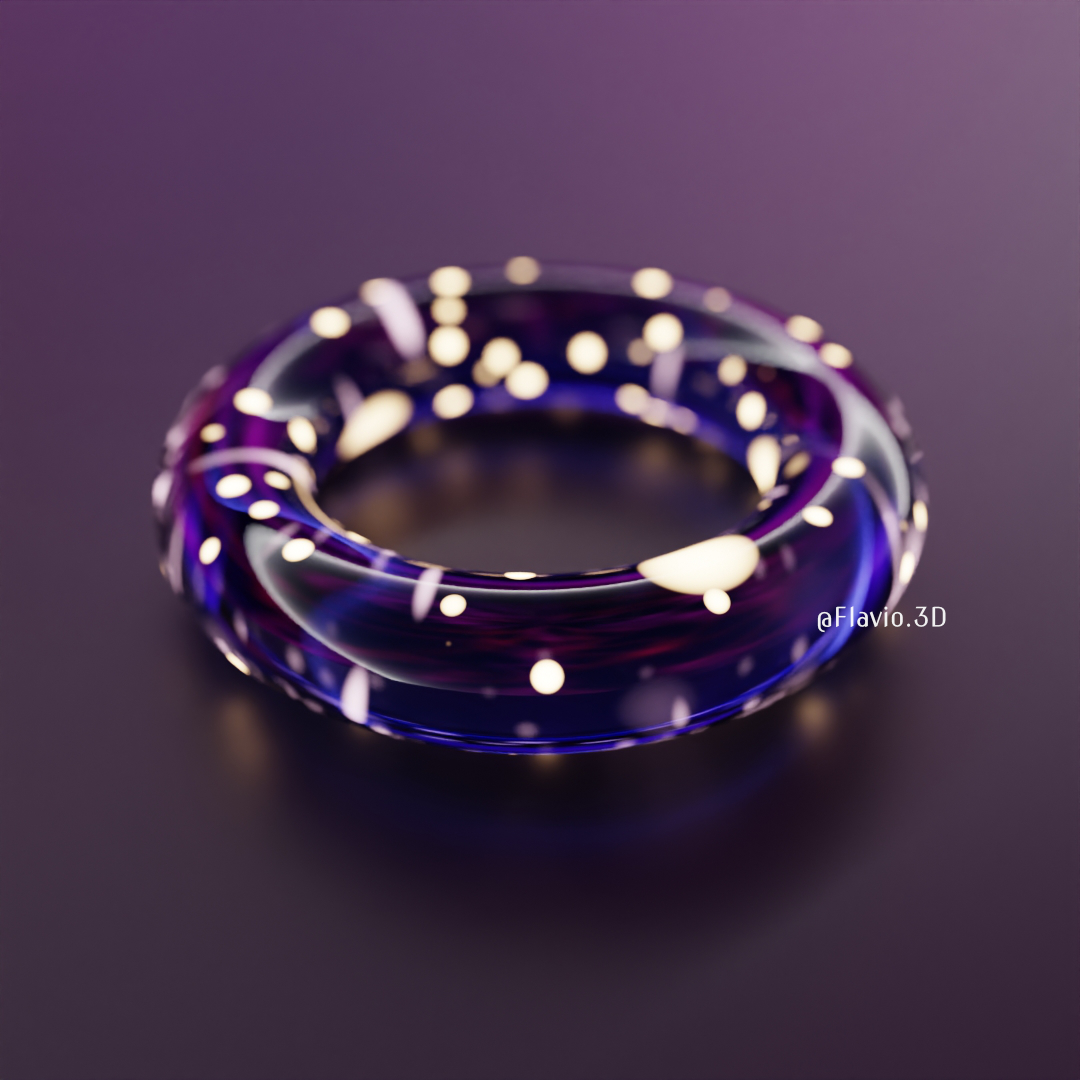 Ring of lights #b3d #blender3d