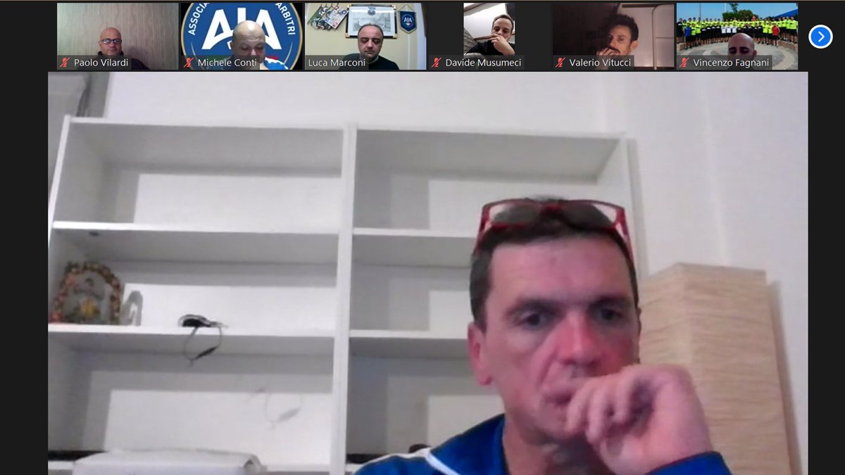 AIA_it's tweet photo. Iniziata la Stagione della #CANBS, la Commissione #Arbitri Nazionale del #beachsoccer. Svolto il primo raduno in videocall. Il Responsabile Balconi: "Pronti a dare il massimo". #sport #AIA LEGGI LA NOTIZIA: https://t.co/R4jRBbUajg https://t.co/ZJPe3FmVxv