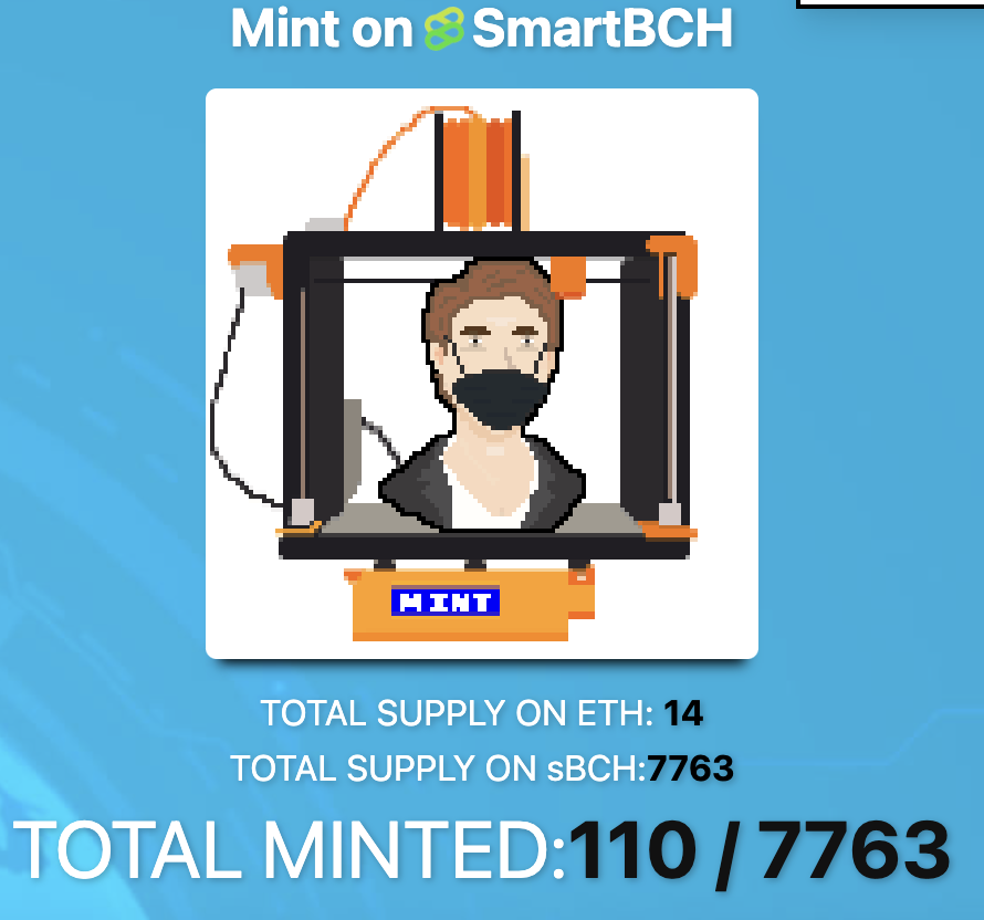 cathedral_co's tweet photo. Mints are moving faster than I've ever seen on @SmartBCH 

#BCH proving to have a huge community of spenders. A great option for #NFT creators. https://t.co/UH4EB7VtLZ