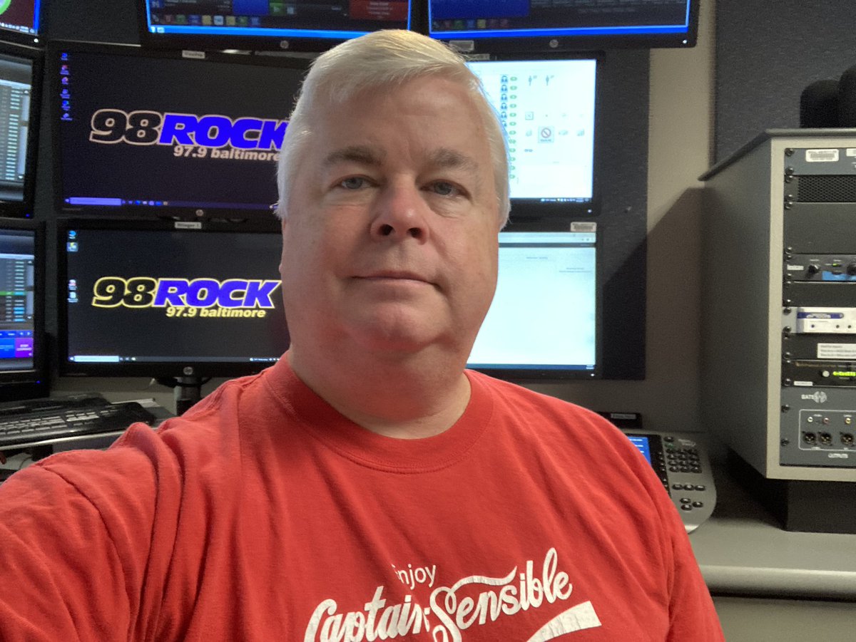 fisherblab's tweet image. Catch this dapper yapper until 3pm today on @98Rock Baltimore between the tunes… Yap yap yap.  #WIYY #SHLUB