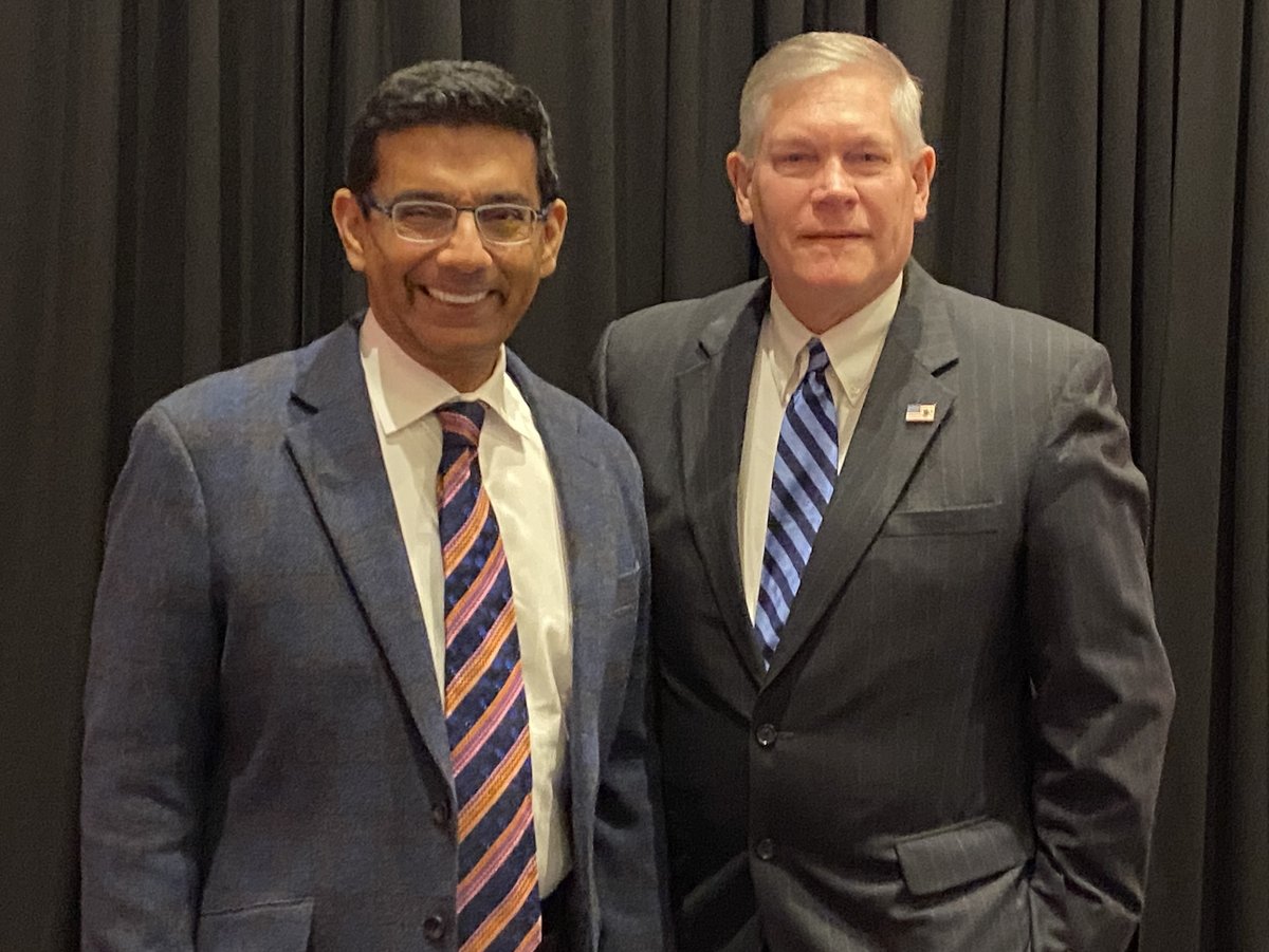 Had a great time at the Williamson County Reagan Dinner 01.21.22. Saw a lot of friends and heard a great talk by Dinesh D'Souza. Thanks for the work of the local Republicans led by Steve Armbruster. Especial thanks to Ashley Brasher for her work on the event.