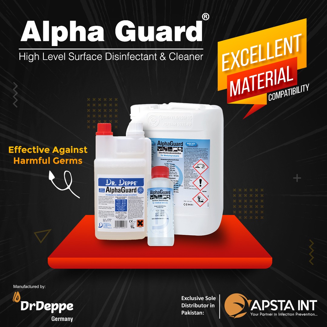 ApstaGroup's tweet photo. Alpha Guard is High Level Surface Cleaner & Disinfectant, which provides high protection from harmful germs with extra care for users. For details, https://t.co/KO4kbBcfcb #AlphaGuard #SurfaceCleanerandDisinfectant #CleaningandDisinfection #DrDeppe #ApstaGroup https://t.co/h3HveWVvt8