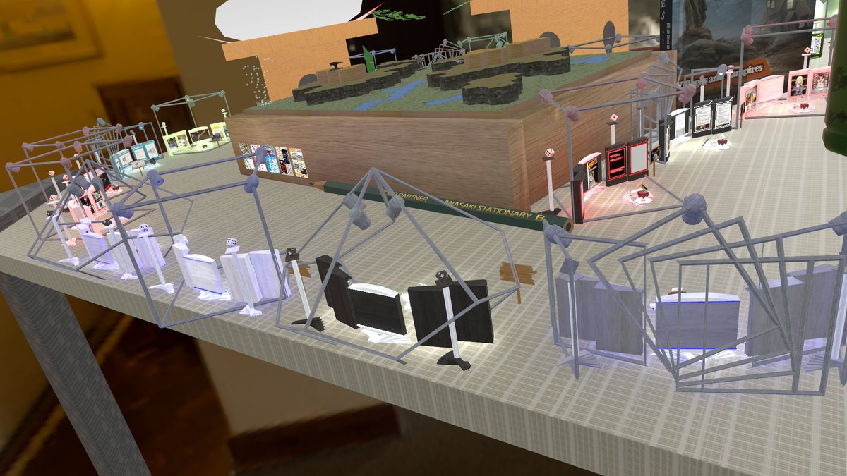 TabletopTours's tweet photo. 2月4～6日に、VRChatを用いたアナログゲームのメタバース展示会を開催いたします。

ボードゲーム、TRPG、ダイスなどのゲーム雑貨などの作品紹介、そしてショップやプレイスペース、印刷所などの情報発信も歓迎します。

VR機器がなくとも、パソコンから参加可能です。

#机旅
https://t.co/PItPwbsOZN https://t.co/pHK4XmjaK0