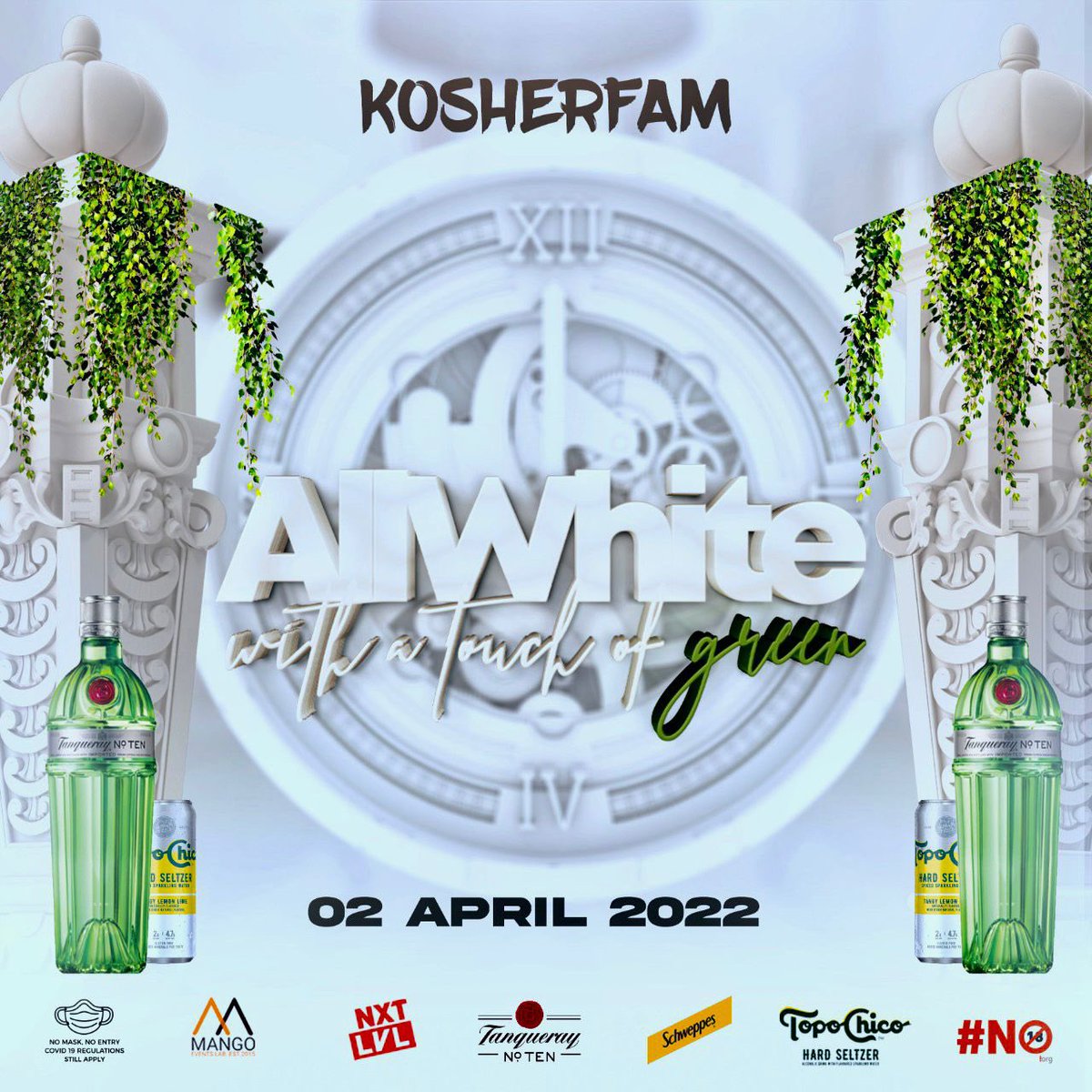Boipelo_dbk's tweet photo. #KosherfamAllwhite&amp;Green #02April2022 Make sure not to miss out… brought to you by @kosherfam2015 https://t.co/8TjYWCkUJu