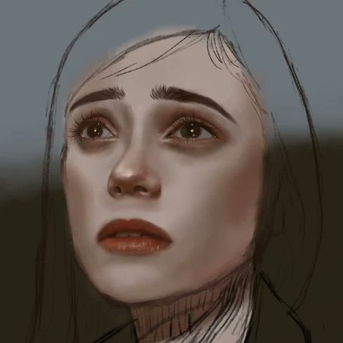 Portrait .. digital drawing 🌻✨
It's still a WIP 👣
Using #ibispaintx 
Enlarge to see the details 💚
#그림 #イラスト #art #drawing #illustration #digitalart #رسم #wip
