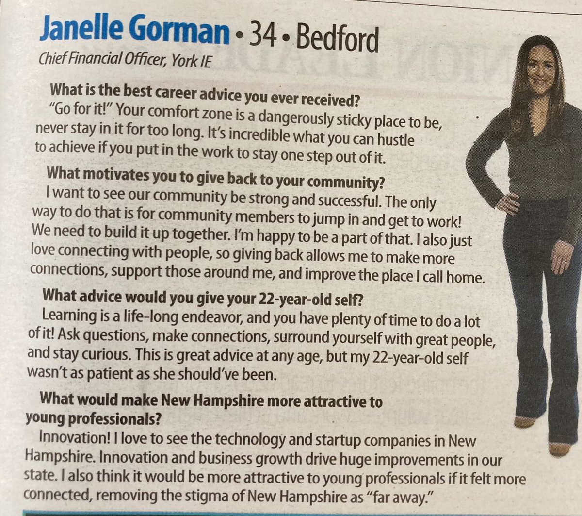 kyork20's tweet photo. Big congrats to @JCGorman (@yorkgrowth CFO) and @tdyork (younger bro from @BigBrickProd / @GYKAntler) on both being recognized as 2022 @UnionLeader 40 Under Forty! Proud of you! 👏 https://t.co/XgLkKAN4Nd