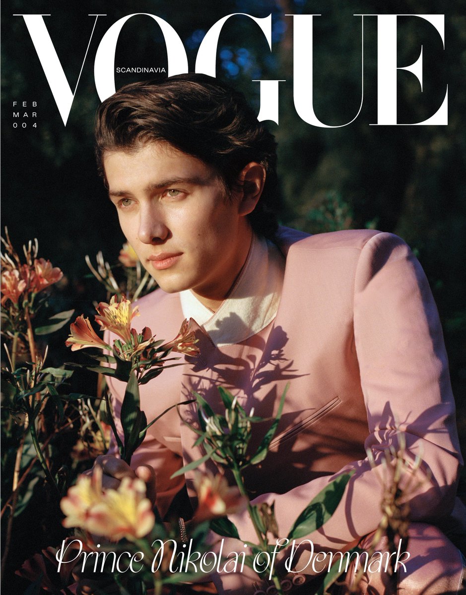 voguescandi's tweet photo. The February-March 2022 issue of #VogueScandinavia celebrates the experience of growing up in a region with kings and queens, princes and princesses, featuring #PrinceNikolaiofDenmark on the cover. 

https://t.co/YEKNobbD5V https://t.co/WI9qVR3MIl