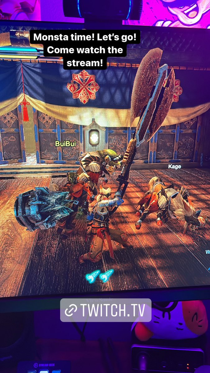 FranknToast's tweet photo. We are the greatest monster hunters to ever live! Playing some @monsterhunter 

https://t.co/s3QWYjjkEM

#twitch #twitchtv #stream #streamer #streamers #gamer #games #pcgames #MonsterHunter #MonsterHunterRise #steam #videogames #supportsmallstreamers #SupportSmallstream https://t.co/9UaBL2o8Xu