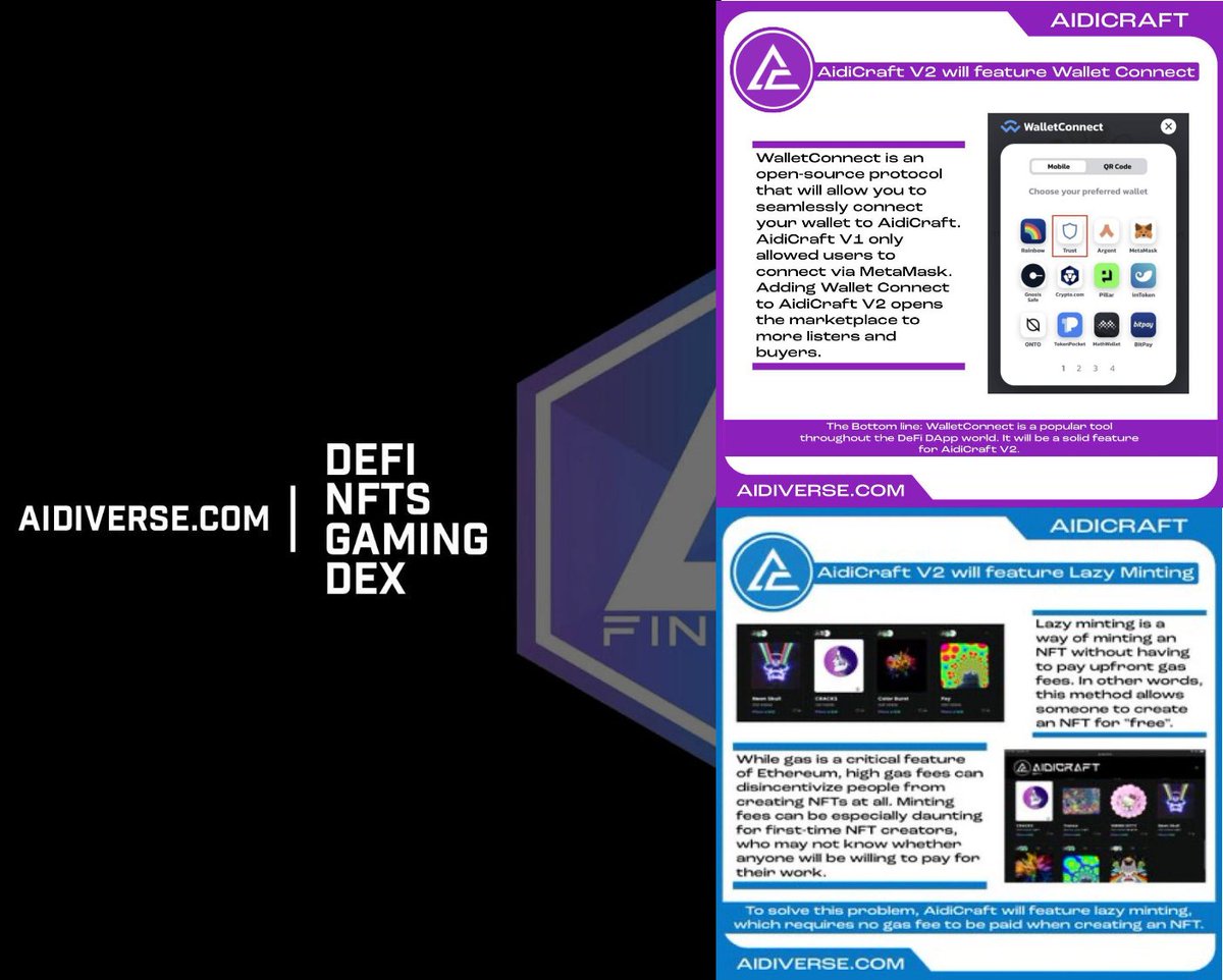 AidiToken's tweet image. We have been consolidating for a while now and we are ready for 🚀 in Q1. #AidiCraft is rolling out and #verse potentials will be meant #DYOR. A lot of new features are being worked on and u wouldn’t want to miss out.  

#AIDI #crypto #cryptocurrency aidiverse.com[...]