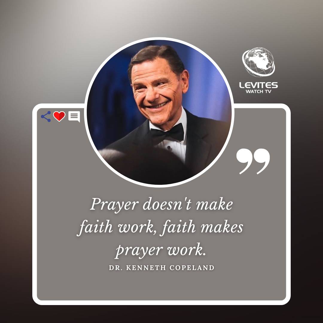 leviteswatchtv's tweet photo. “Prayer doesn't make faith work, faith makes prayer work.” @CopelandNetwork

#drkennethcopeland #kennethcopeland #copelandnetwork #gloriacopeland #leviteswatchtv https://t.co/bXirVvyH3o
