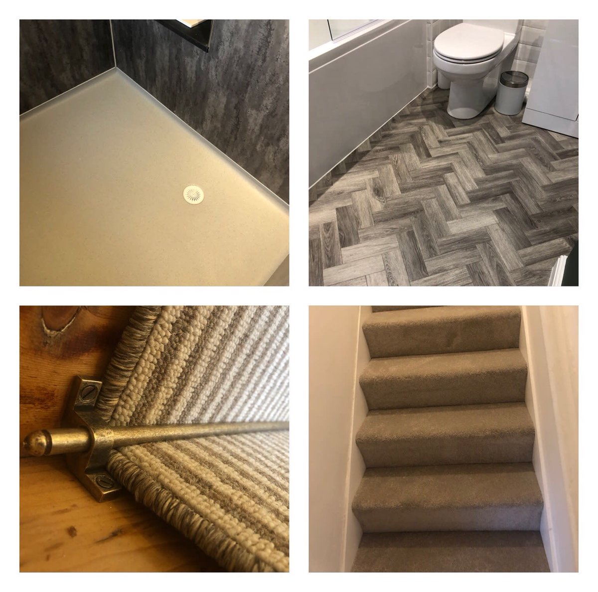 From Altro anti-slip flooring to stair runners with antique style stair rods and much more, it’s been a varied work load so for this January 👌