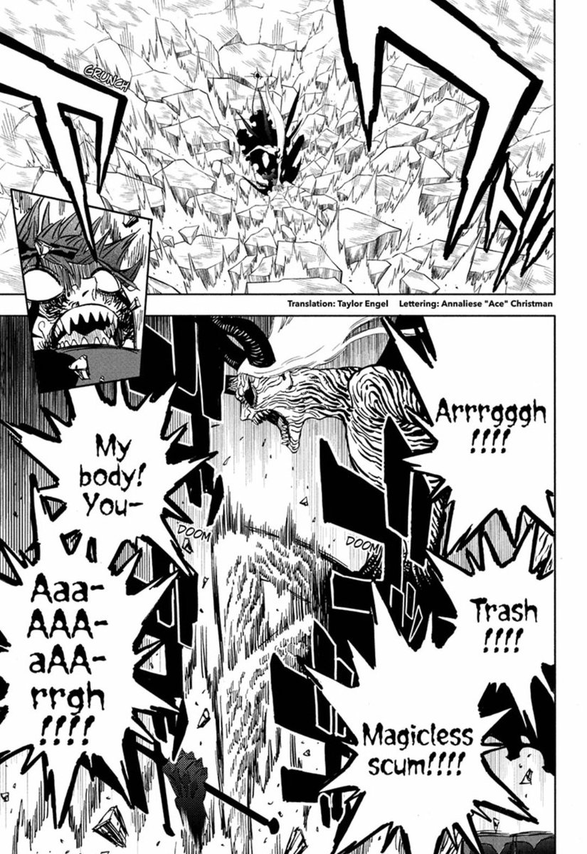 Lucifero to the Captains:
Move it! Vanish! Silence! Be quiet! Disappear!
Lucifero to Asta: