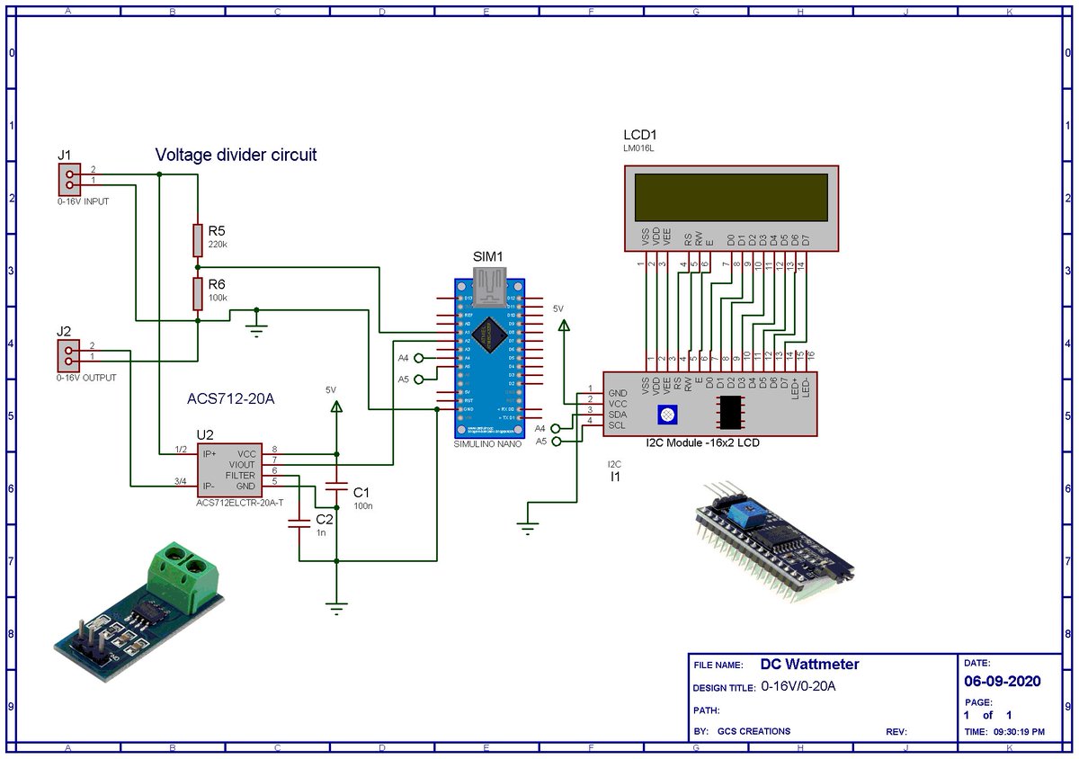 OpenElectronics's tweet photo. DC #Wattmeter Using #Arduino #Nano (0-16V/0-20A)
https://t.co/YCANaRoHVQ
#ACS712 #I2C #IDE #LCD #Newsline #OpenHardware #OpenSource
#openelectronics https://t.co/HC7SDfzVKY