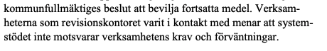tallungs's tweet photo. @oppnaskolplatt Hallå revisorerna! Den här grejen behöver ni också berätta för Staden! Den fanns i en bisats i rapporten, men jag saknade det bland era rekommendationer: Kolla alltid upp med användarna om systemet uppfyller behoven eller ej! Säger de NEJ, så lyssna då! https://t.co/BzXQnDpUSu