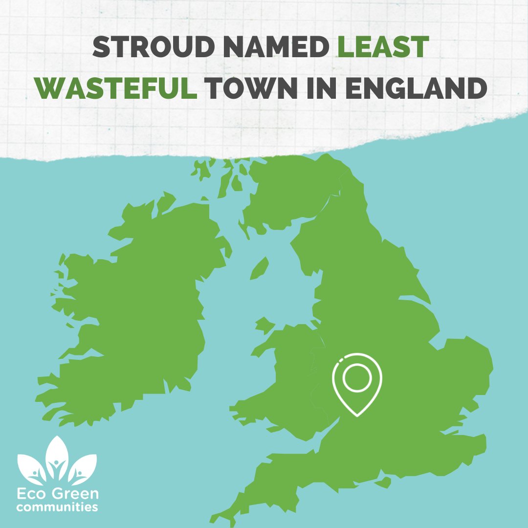 They took into account household waste, recycling and fly tipping statistics. 

The average Stroud resident produces 299kg of waste per year which is 26% below the UK average!

#waste