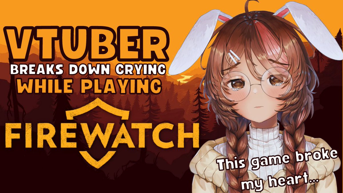 SasuBunn's tweet photo. ❗️NEW VIDEO❗️

Missed Firewatch live on stream? 

Don't worry I got you, check out my edited playthrough of Firewatch on Youtube! It's my first YT video so all support &amp; feedback is appreciated!

#Vtubers #VTuberUprising #YoutubeGaming 

https://t.co/VPLeizChxH https://t.co/eS5LDWu31J