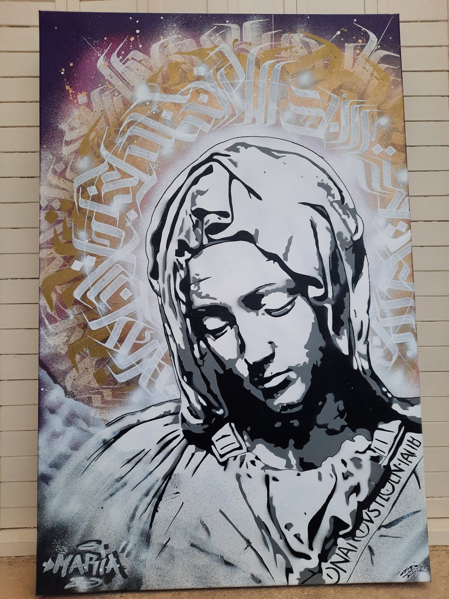 Greg13479206's tweet photo. "MARIA"

Entre calligraphie et pochoir...

#art #Calligraphy https://t.co/BQzdooN8cH