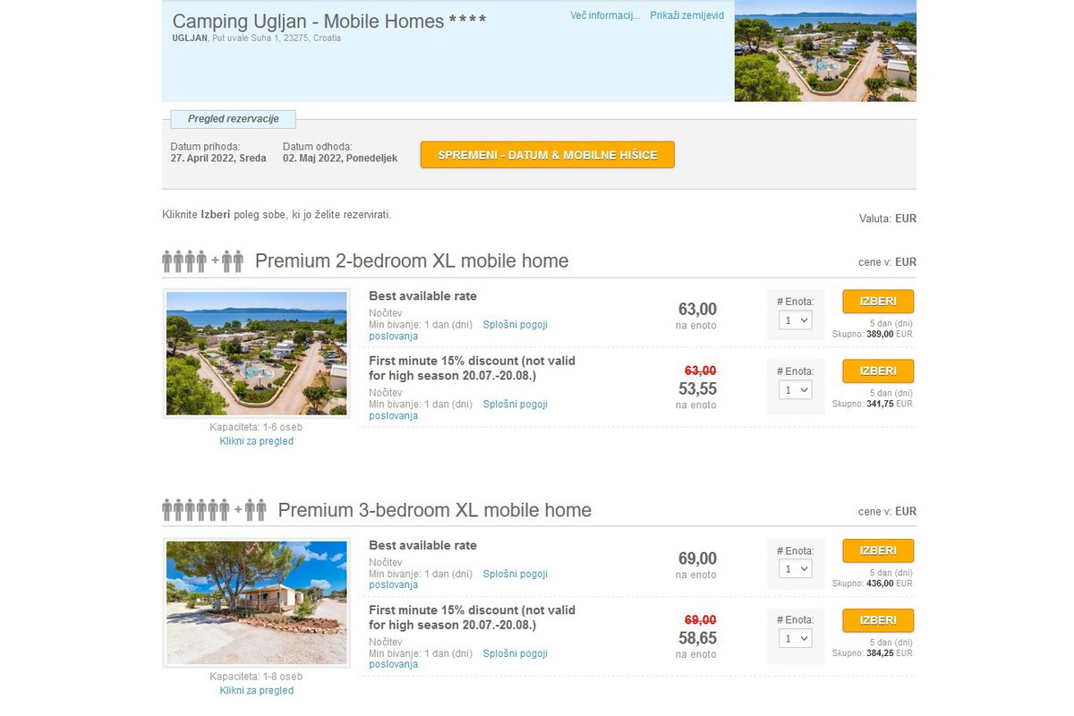 Avtokampi's tweet image. Kamp #Ugljan - mobilna hiška za 4 - 6 oseb za prvomajske počitnice že od 53 €. Vrhunska lokacija, številne možnosti družinskega kolesarjenja in še majhen bazen z ogrevano vodo, da bodo otroci uživali &amp;gt; avtokampi.si/novice/akcijsk… 😍🔝

#mobilnahisicajezakon
#otokUgljan
