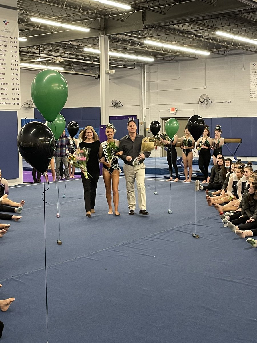 Congratulations Morgan, Ryann, &amp; Sophia, our senior Demon Gymnasts! So proud of your hard work and accomplishments.