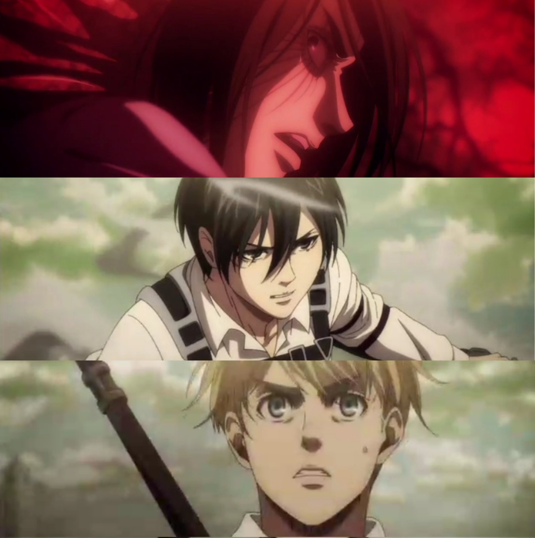 Hourly Ema Ar Twitter Eren Mikasa Armin In The New Attack On Titan Season 4 Part 2 Episode Attackontitanfinalseasonpart2 T Co 4fmecvejvo Twitter