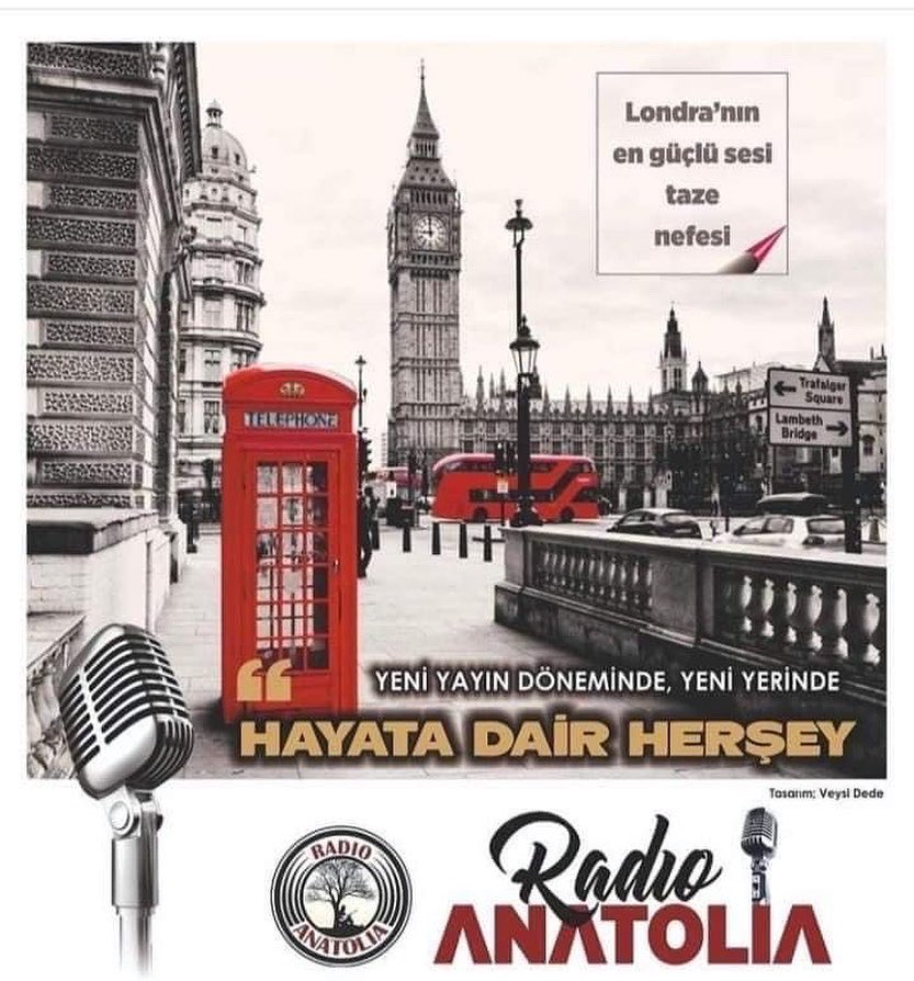 SEVGİLİ GÖNÜL DOSTLARIMIZ ,ENGİN LE SAGLIK OLSUN PROGRAMIMLA PAZARTESI-CUMA YA KADAR ,  12:00-14:00ARASI SİZLERLEYİM . radioanatolia.co.uk.RADYOMUZUN MESAJ HATI.075 707 707 85