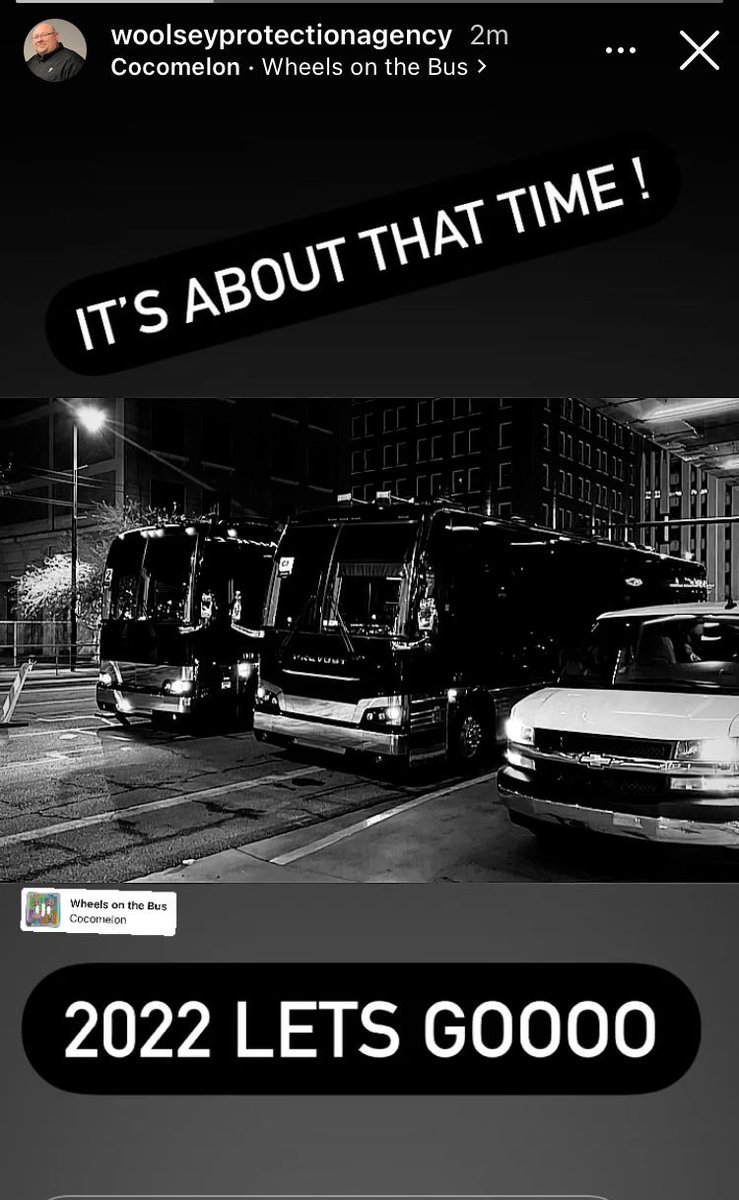 LTHSOURCE's tweet photo. 📸| Woolsey, Louis' bodyguard in the USA, shared a picture of the tour buses! LTWT is on the way! https://t.co/hqB1QBIi7t