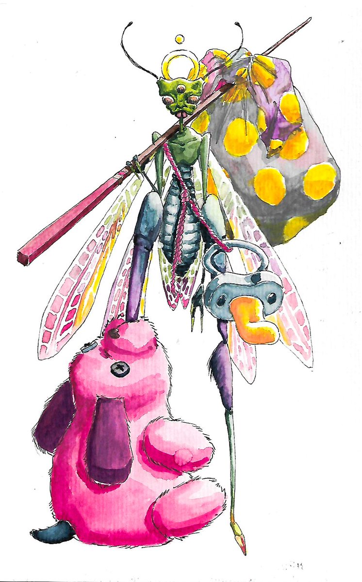 ivnhgo's tweet image. This is The Fool. #tarotart #wip #futuredrop #watercolor #painting