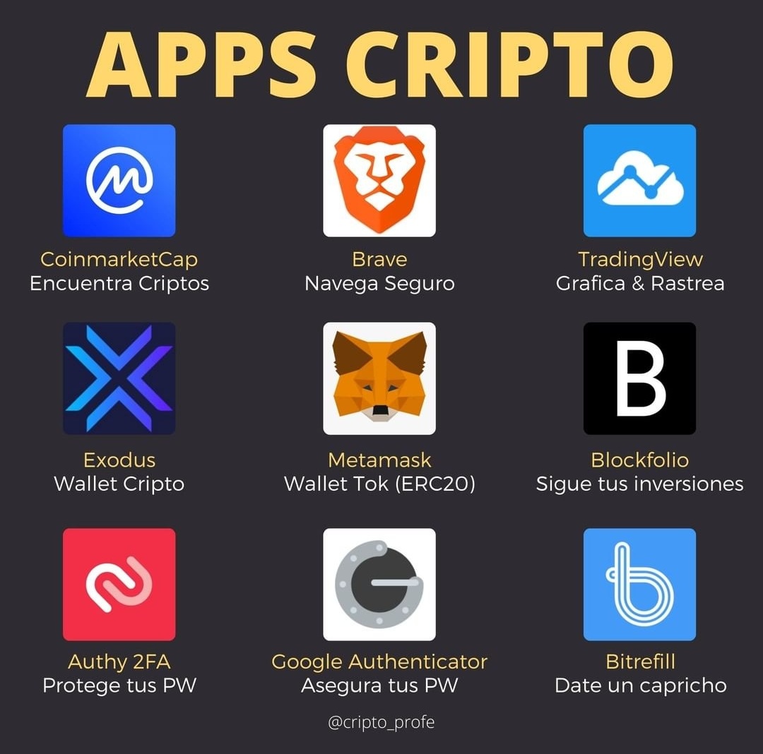 dsctlzscrypto's tweet photo. Apps que no te pueden faltar!✍️🛡️ https://t.co/liLz94S07x
