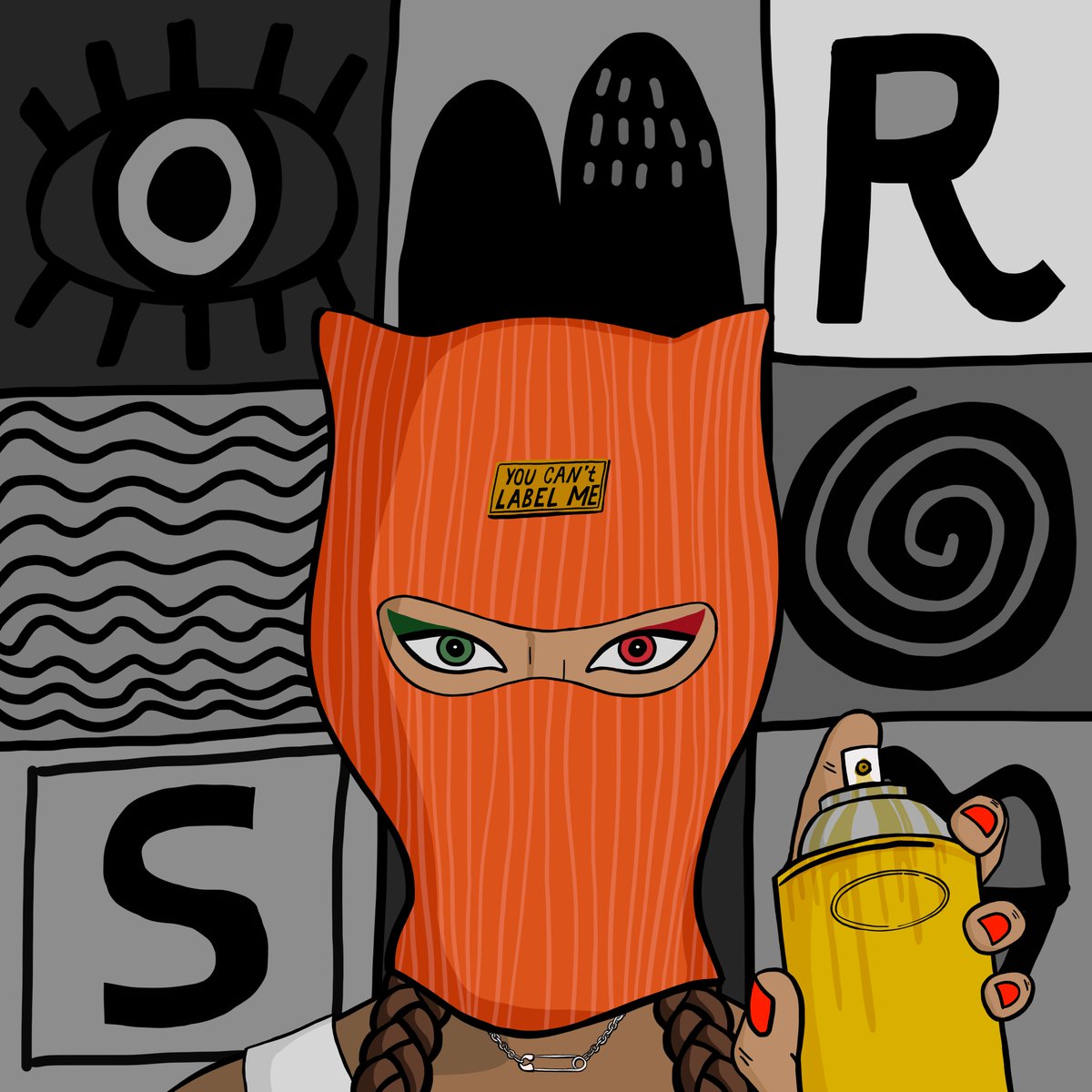 DannPetty's tweet photo. I keep snagging more and more of these @RebelSocietyNFT by @RebelFrida - almost 10 days old with 7k items and 3.9 holders. Floor around .11-13 past few days. 

Art is 🔥 and community is growing quick it seems. Take a look. (Orange one not mine just a fav.) https://t.co/GB4Y6Cku9s