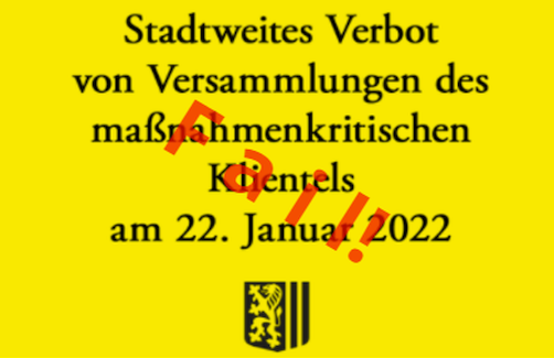 dd_nazifrei's tweet photo. Die Kommunikation der Stadt #Dresden &amp; der #Polizei #Sachsen zum gestrigen Versammlungsverbot bzw. zu dessen Durchsetzung war leider unterirdisch &amp; eine Steilvorlage für den rechten Schwurbel. #FghtQD #FghtNZS #DD2201 #DD2301 https://t.co/mHqJV67LX5