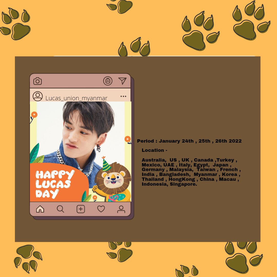 ~𝗣𝗥𝗘𝗖𝗜𝗢𝗨𝗦 𝗟𝗨𝗖𝗔𝗦~

Feel free to take a screenshot, tag Lucas’s account and tag me here on Twitter or Instagram if you see the ads!💛

ʟᴜᴄᴀꜱ’ 23ʀᴅ ʙɪʀᴛʜᴅᴀʏ ᴘʀᴏᴊᴇᴄᴛ
ʙʏ ʟᴜᴄᴀꜱ ᴍʏᴀɴᴍᴀʀ ꜰᴀɴʙᴀꜱᴇ

#LUCAS #黄旭熙 #루카스 #ルーカス #ลูคัส