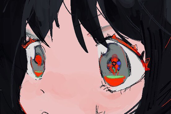 「目 」|Poるぺのイラスト