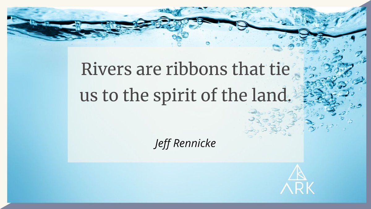 ARK_crystals's tweet image. "Rivers are ribbons that tie us to the spirit of the land." - Jeff Rennicke
