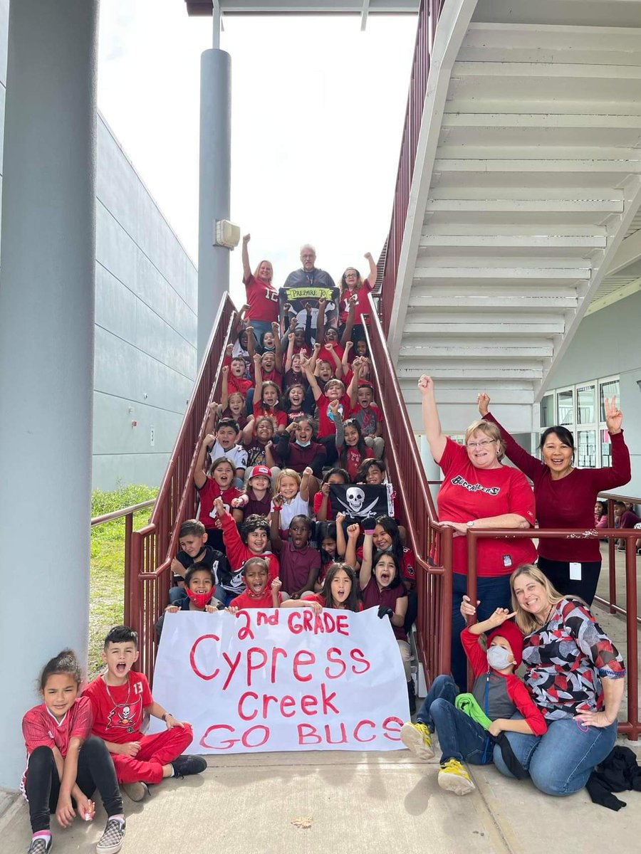 Cypress Creek Elementary School (@cypresscreekes) on Twitter photo Cypress Creek Elementary 2nd grade showing their Buccaneer spirit. <a href="/BucsFoundation/">Tampa Bay Buccaneers Foundation</a> #RaiseTheFlags Cypress Creek Elementary 2nd grade showing their Buccaneer spirit. <a href="/BucsFoundation/">Tampa Bay Buccaneers Foundation</a> #RaiseTheFlags