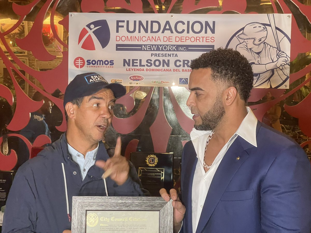 We congratulate the Gigantes del Cibao for winning their second national championship, we know that they will proudly represent the Dominican Republic in the Caribbean series. @GigantesCibao @NYCMayor #GiganteDeVerdad #Gigantes