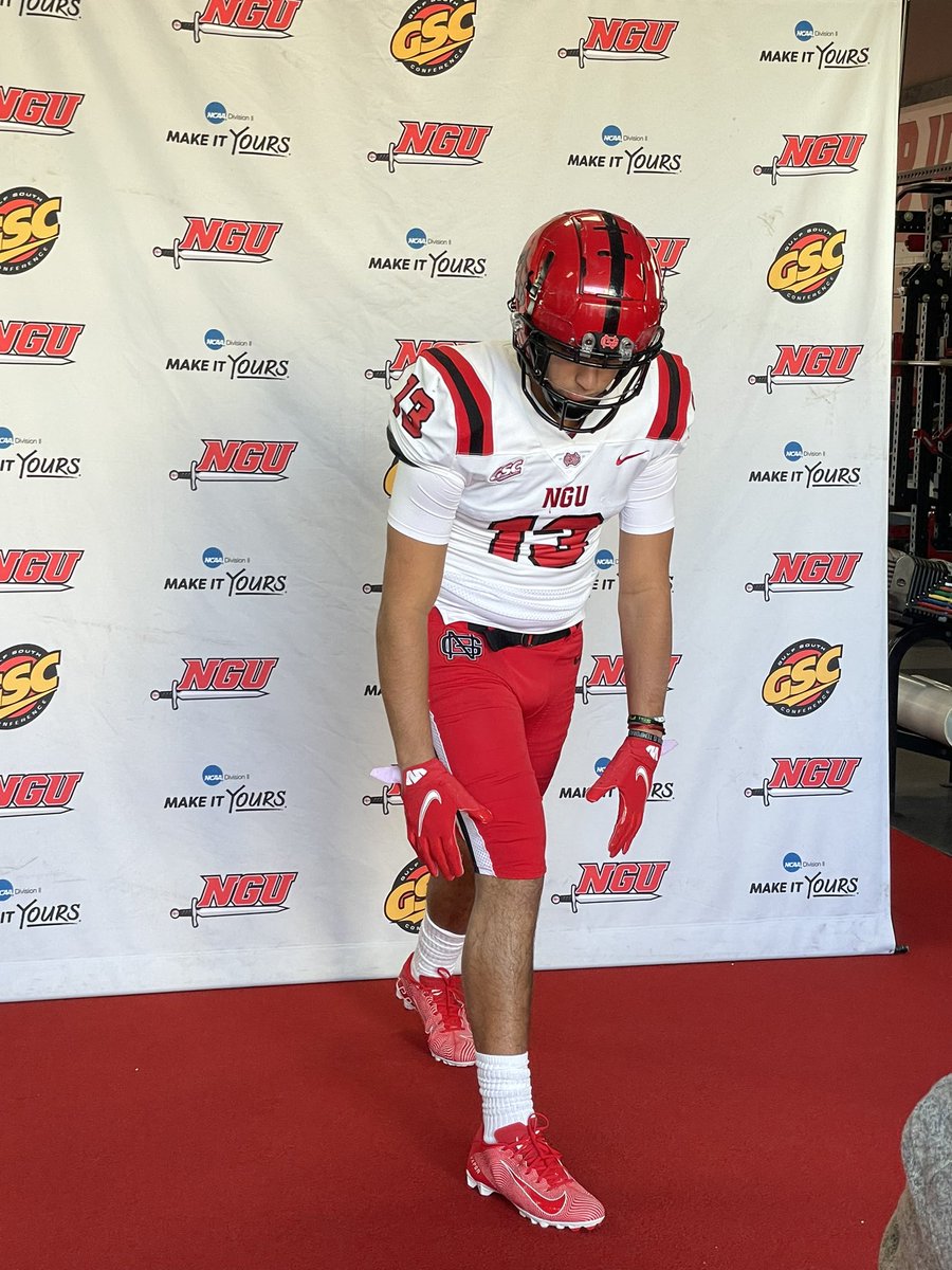 After a great talk with <a href="/CoachThurn/">James Thurn</a> and an amazing visit at <a href="/NGUFootball1/">North Greenville Football</a>. I’m blessed to have received an offer from North Greenville University!! #RiseUp #SwordsUp  @ngucrusadersHBC <a href="/LMRamsFootball/">Lake Mary Football</a> <a href="/Adamdon3/">Adam Donnelly</a> <a href="/NGU__Football/">North Greenville Football Recruiting</a>