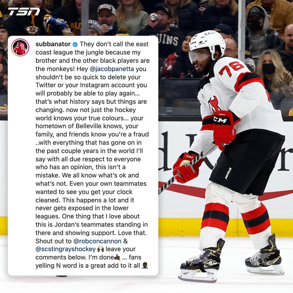 TSN tweet media
