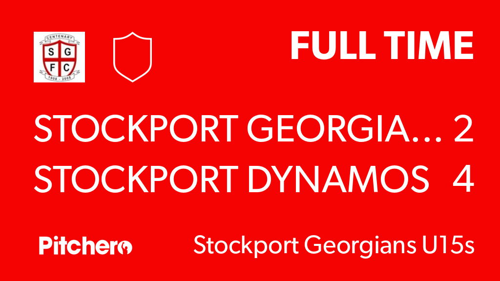 OfficialSGFC's tweet photo. FULL TIME: Stockport Georgians AFC 2 - 4 Stockport Dynamos Yellows (Prem)
#STOSTO #Pitchero
https://t.co/HDlkQkQl4T https://t.co/NJHqjUKufp
