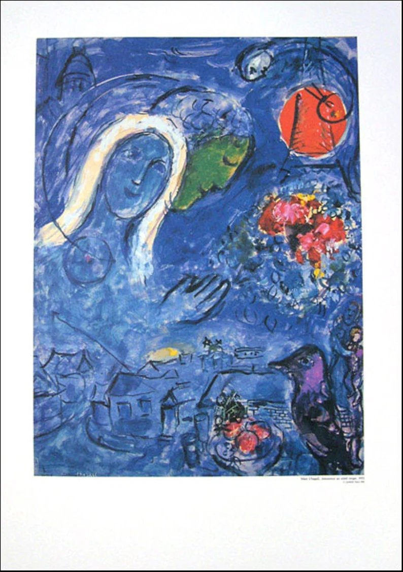 27.55' x 19.68' Poster Marc Chagall, ideal gift for Valentine's Day etsy.me/3FOi885 via @Etsy #Specialttweet #interiordesign @SympathyRTs @SGH_RTs @BlazedRTs @GFXCoach #MarieArtCollection #abstractart #artforsale #wiseshopper #Valentinesdaygift #etsyspecialT #Chagall