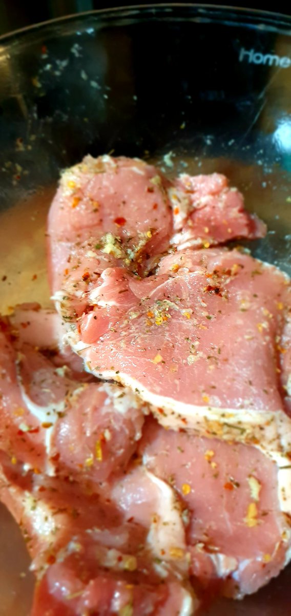 RobSalesforce's tweet photo. Marinading the pork steaks. Onion, garlic, ginger, chilli, coriander, lemongrass, basil, red pepper
#foodforce #NotSuitableForVegetarians https://t.co/Nh4ez9t4iU