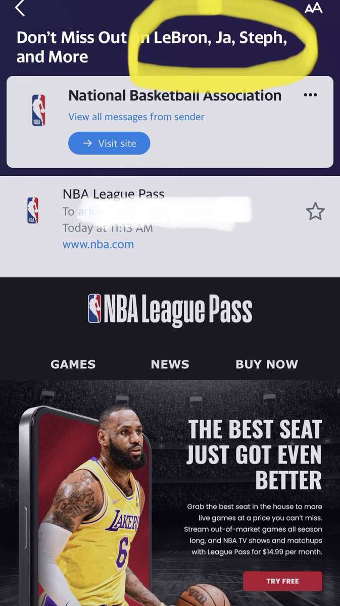 rjgrizzle's tweet photo. When NBA League Pass starts off their sales pitch with "Don’t miss out on Lebron, Ja, and Steph" and that 2nd dude is your team’s Superstar! #NBAAllStar #JaMorant #Grizz https://t.co/D32SDZP5mz