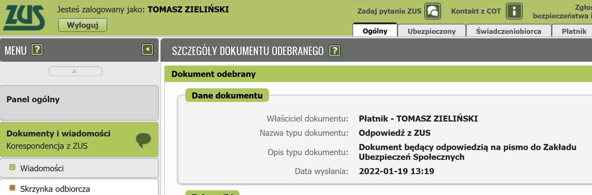InfZakladowy's tweet photo. W konkursie "Nagłówki Wywołujące Migotanie Komór Serca" - nominuję do II nagrody ZUS PUE za wiadomość o tytule "Odpowiedź z ZUS" kierowaną do płatnika który o nic nie pytał.

W środku: reklama webinaru ZUS i KAS, dyżurów ekspertów i zapowiedź "innych form wsparcia". https://t.co/nvqX6ox8Ep