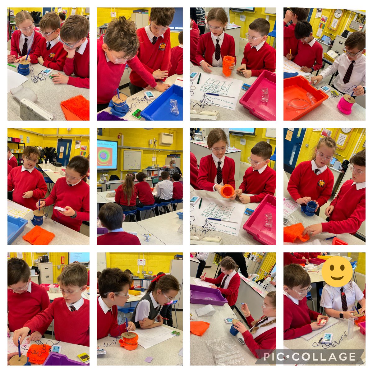 WhetstoneYear5's tweet photo. On Wednesday, Year 5 went to Aldridge School for a Science lesson. We looked at which materials would be the best insulators and had lots of fun conducting the investigation independently. We then got to see a thermal camera in action - thanks for having us @AldridgeScience ! https://t.co/N29nMpMPja