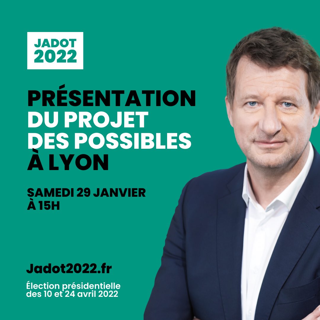 YJadot69's tweet photo. 📢 🟢  Samedi, @yjadot sera à #Lyon 🕺 Places limitées, pensez à vous inscrire 🔜 https://t.co/WfAAAsLtxx 🔝
 #Jadot2022 #2022lecologie https://t.co/wnA96MYYlX