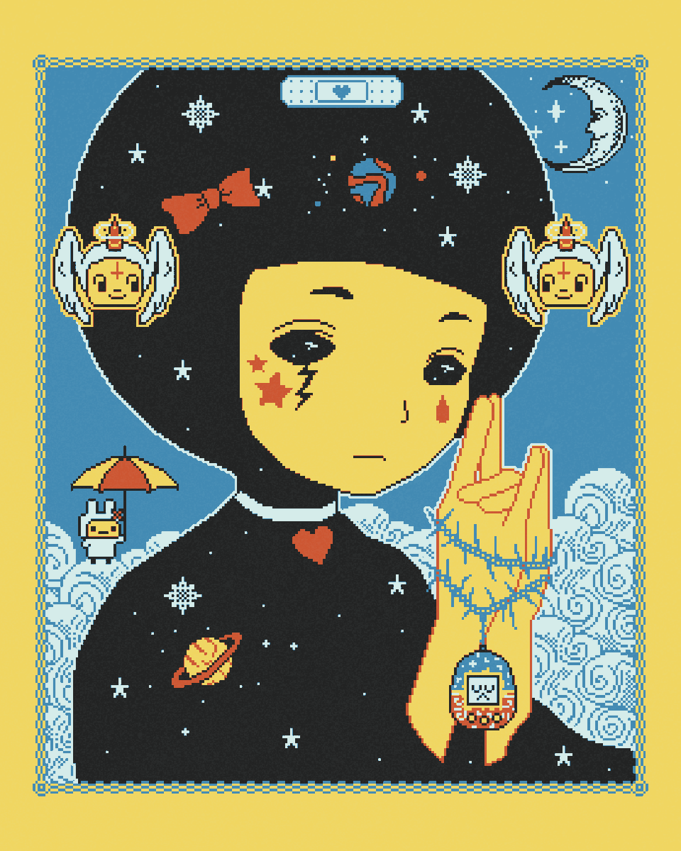 niftymonkee's tweet photo. Her Tamagotchi died. RIP

Repost because apparently hashtag I used in the previous post was related to some cause that my art is not related to.

#illustration #pixelart https://t.co/2R0dx0rbWn